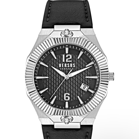 Versus Versace Watch Silver and Black - Picture 1 of 4